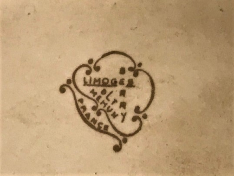 LİMOGES KAPAKLI PORSELEN MUCEVHER KUTUSU FIRANSIZ 1960 LI YILLAR KİTAP FORMUNDA