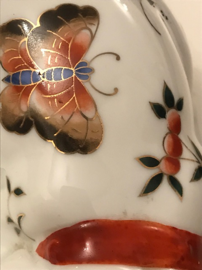 PORSELEN EL İŞCİLİKLİ SOUK DAMGALI BİBLO KÖPEK