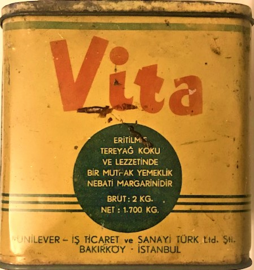 VİTA NEBATİ MARGARİN ÜNİLEVER 2 KG KAPAKLI TENEKE KUTU