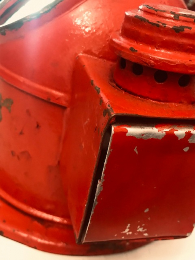 ANTİKA PİRİNÇ CASSENS & PLATH AHŞAP TEKNE GEMİ TAŞINABİLİR  KANDİL AYDINLATMALI YAŞAM PUSULA 1940