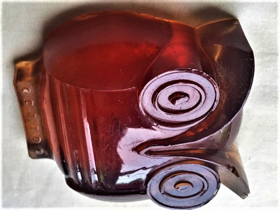 BAYKUŞ AKRİLİK DÖKÜM KAGIT AGIRLIGI BİBLO ACIK KIZIL RENK