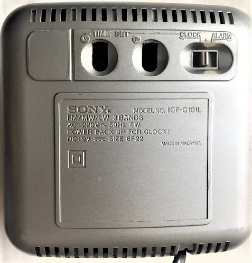 DIGICUBE SONY ICF-C101L  DİJİTAL 3 BAND RADİO ALARM SAAT