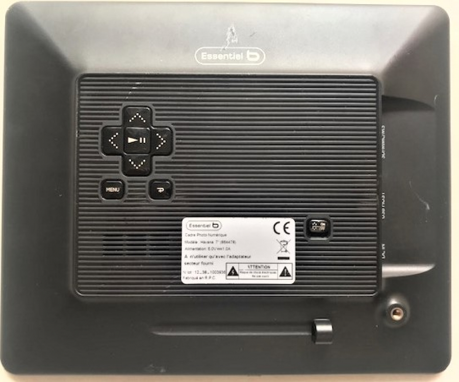 ESSENTİEL CADRE PHOTO NUMERIGUA ELEKTRONİK DİJİTAL RESİM CERCEVE 