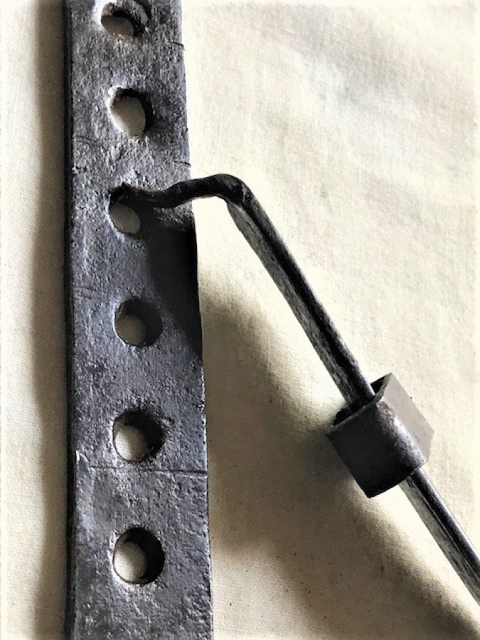 OSMANLI USTA EL DOGME SICAK DEMİR METAL ÖLCÜ ALETİ 2 GECME PARCALI ARŞIN VE ENDAZE