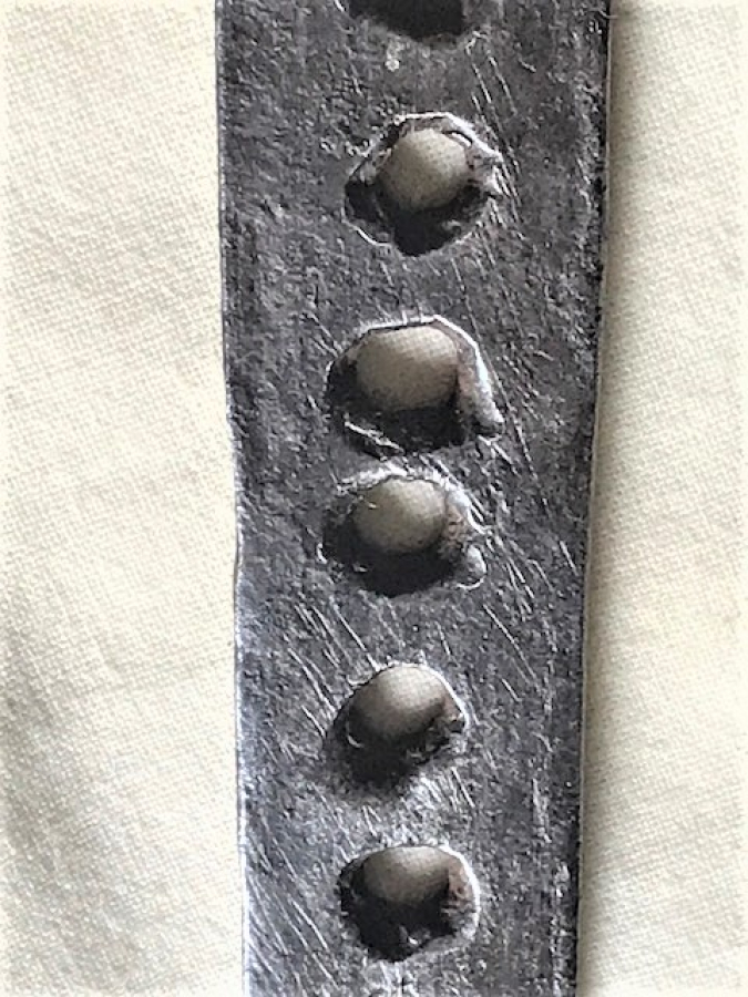 OSMANLI USTA EL DOGME SICAK DEMİR METAL ÖLCÜ ALETİ 2 GECME PARCALI ARŞIN VE ENDAZE