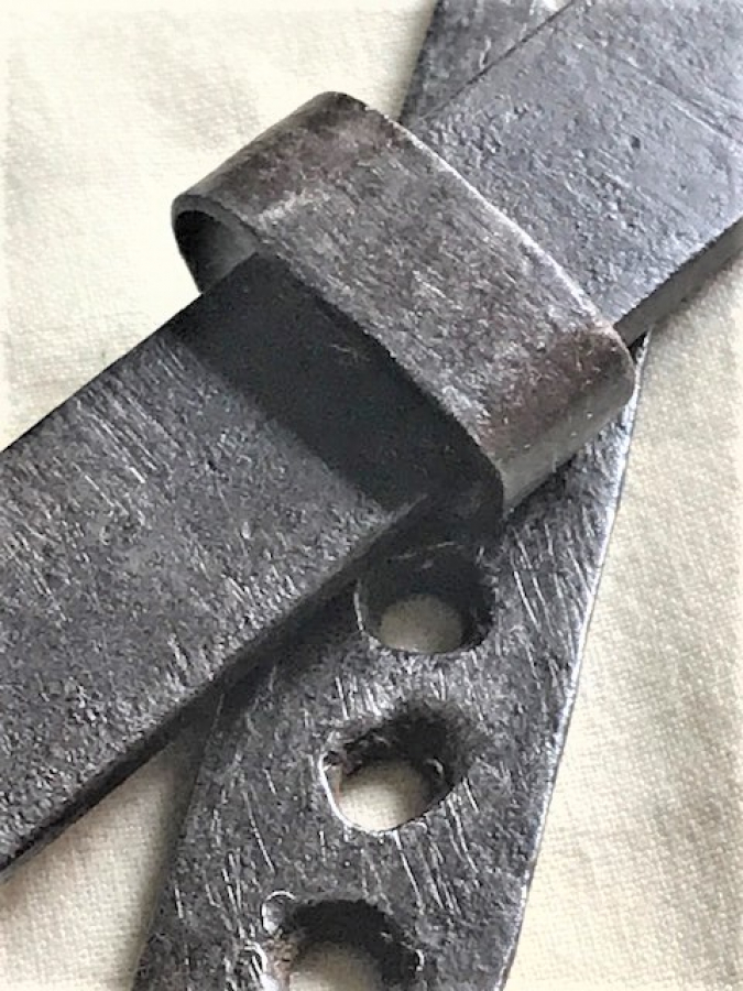 OSMANLI USTA EL DOGME SICAK DEMİR METAL ÖLCÜ ALETİ 2 GECME PARCALI ARŞIN VE ENDAZE