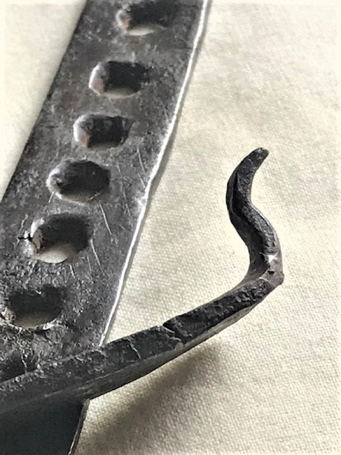 OSMANLI USTA EL DOGME SICAK DEMİR METAL ÖLCÜ ALETİ 2 GECME PARCALI ARŞIN VE ENDAZE