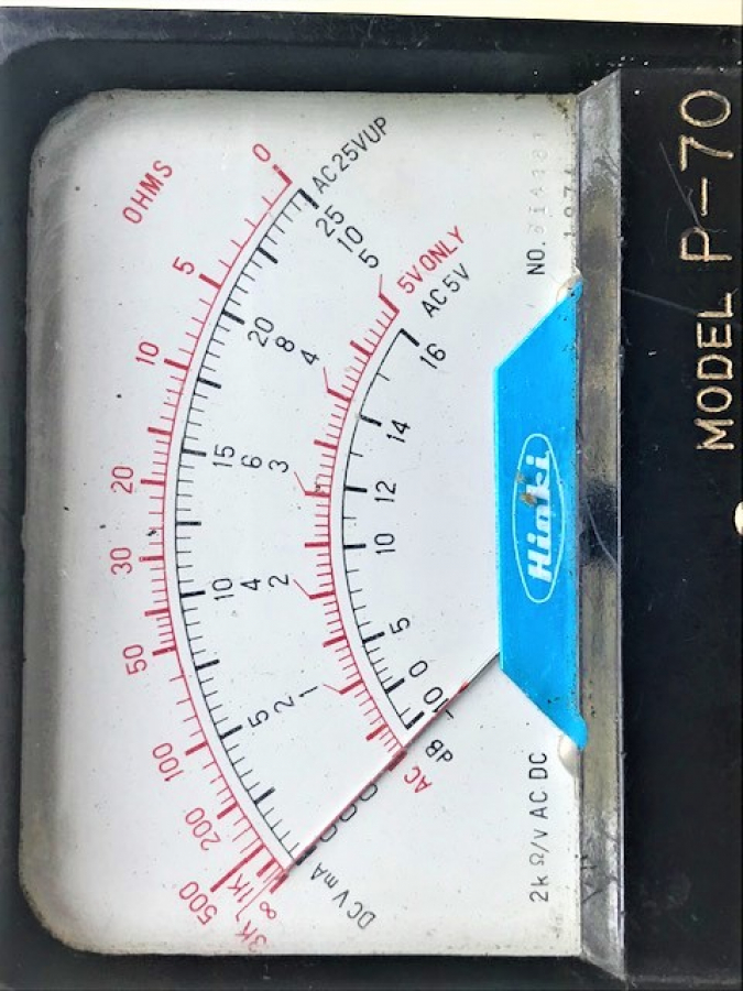 P70 HIOKİ MULTİMETRE ÖLCÜM ALETİ 70 Lİ YILLAR BAKALİT AC DC WAT OHM ÖLCÜM CİHAZI 
