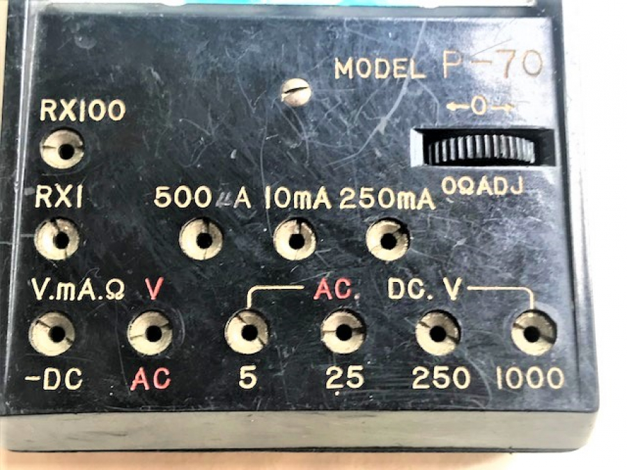 P70 HIOKİ MULTİMETRE ÖLCÜM ALETİ 70 Lİ YILLAR BAKALİT AC DC WAT OHM ÖLCÜM CİHAZI 