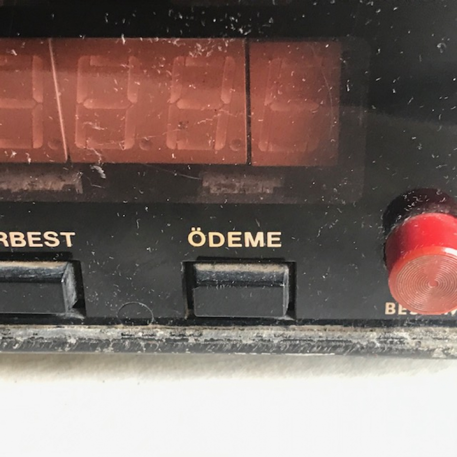 TESTAŞ NKM 055 TAKSİ ÜCRETLENDİRME  İLK ELEKTRONİK NAKLİMETRE TAKSİMETRE CIHAZI