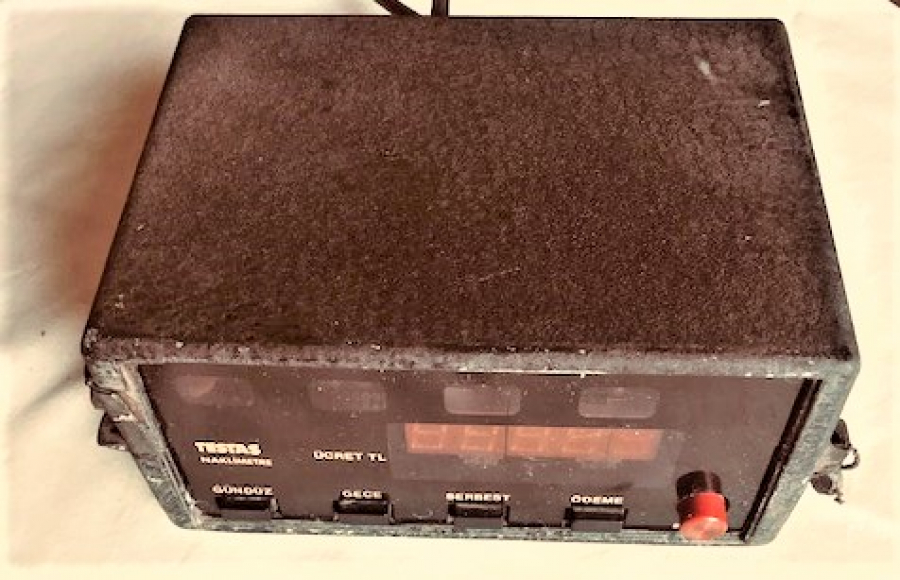 TESTAŞ NKM 055 TAKSİ ÜCRETLENDİRME  İLK ELEKTRONİK NAKLİMETRE TAKSİMETRE CIHAZI