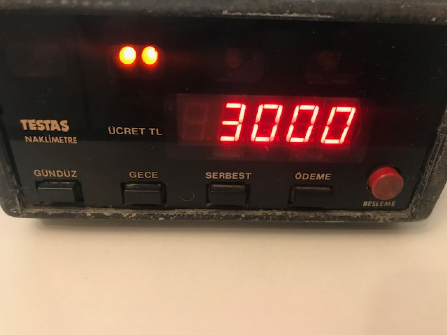 TESTAŞ NKM 055 TAKSİ ÜCRETLENDİRME  İLK ELEKTRONİK NAKLİMETRE TAKSİMETRE CIHAZI