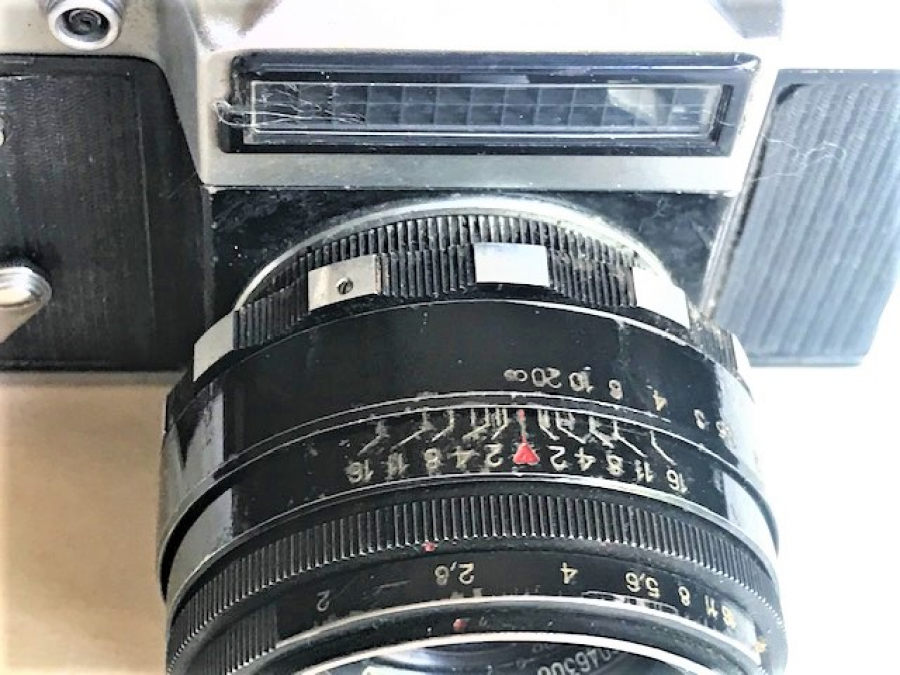 ZENİT-E USSR CAMERA FOTOGRAF KROM METAL MEKANİK MAKİNE Sİ 
