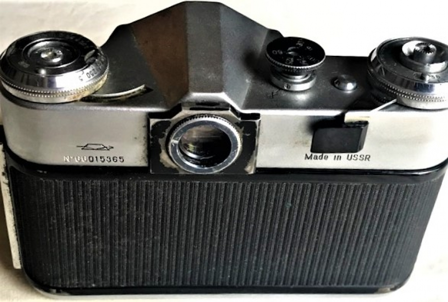 ZENİT-E USSR CAMERA FOTOGRAF KROM METAL MEKANİK MAKİNE Sİ 