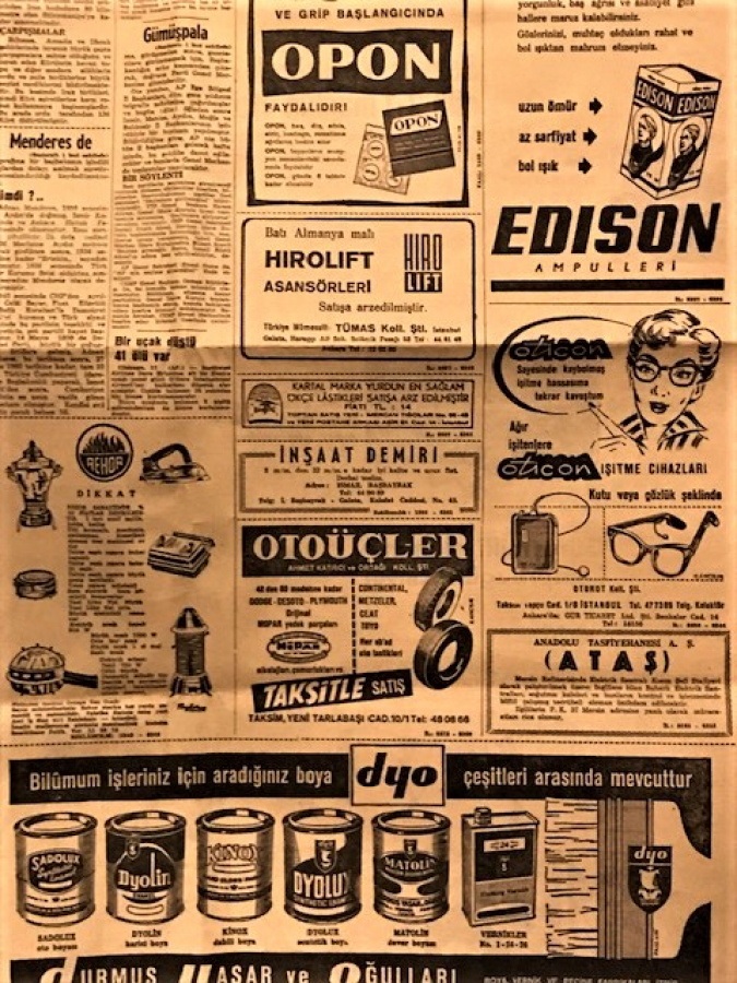 18 EYLÜL 1961 BASKI HÜRRİYET GAZETESİ ORJİNAL BASKI MENDERES,DE İDAM EDİLDİ 