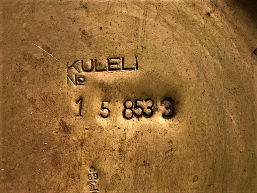 KÜLELİ DÖKÜM 3 KİLOLUK OTURAK SARI KEFELİ SERİ NUMARALI 60 YILLAR TERAZİ