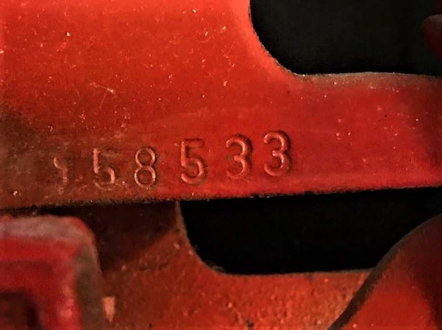 KÜLELİ DÖKÜM 3 KİLOLUK OTURAK SARI KEFELİ SERİ NUMARALI 60 YILLAR TERAZİ