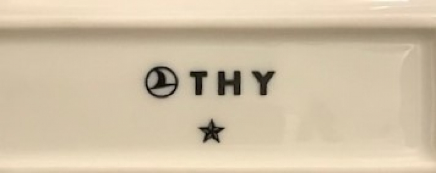 PORSELEN TÜRK HAVA YOLLARI İKRAMLIK CEREZLİK 