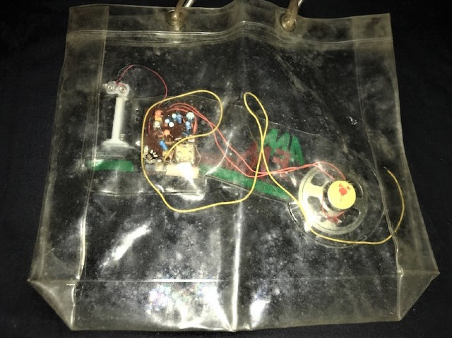 TRANSPARAN ŞEFFAF CANTA 2 BAND AM FM RADİO BAG 