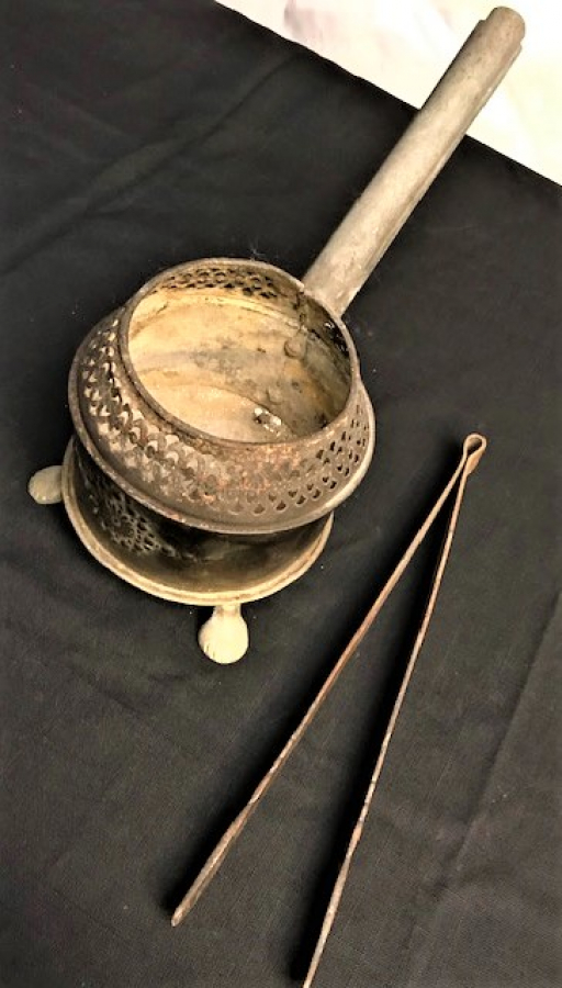 OSMANLI NARGİLE ATEŞLİK VE KÖMÜR MAŞASI 