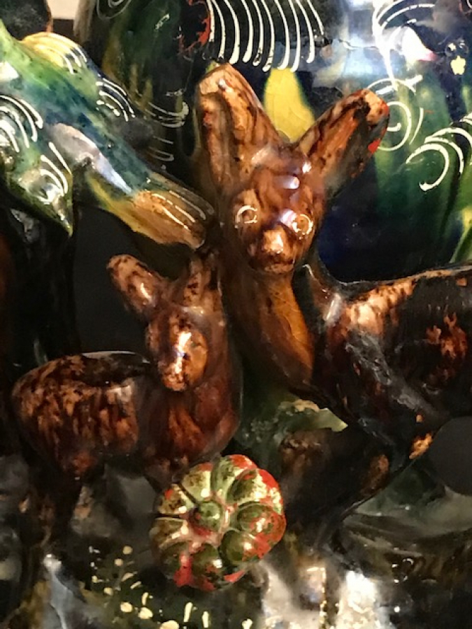 ADA EL İŞİ ORMANDA DOGAL YAŞAMI ANLATAN KOMPOZİSYON AKITMA RENKLER