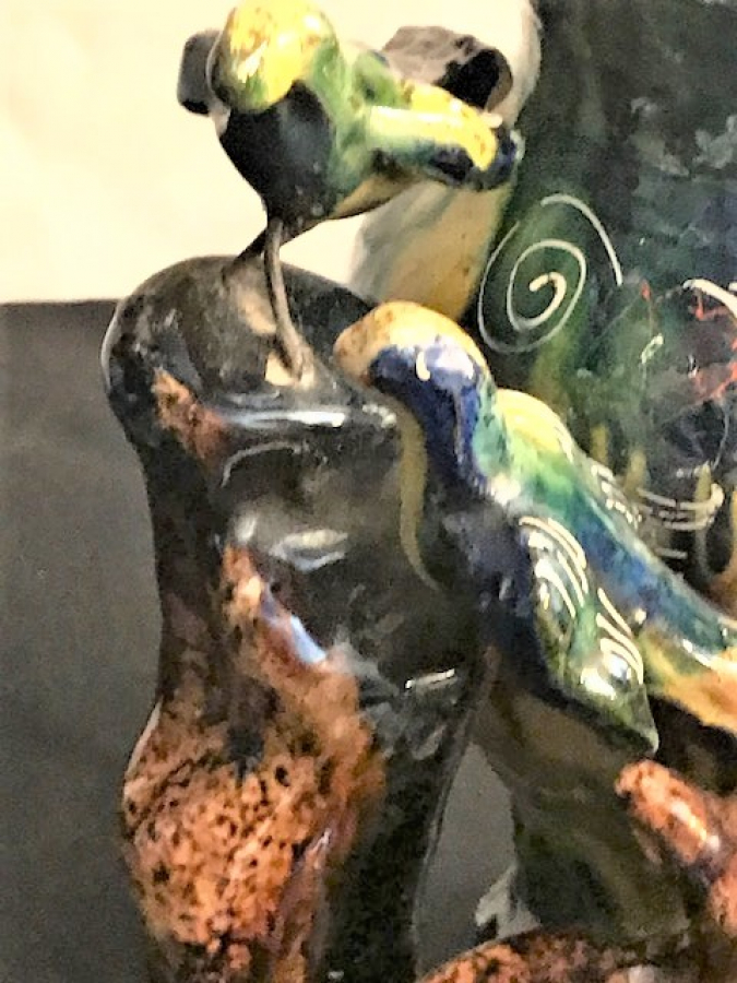 ADA EL İŞİ ORMANDA DOGAL YAŞAMI ANLATAN KOMPOZİSYON AKITMA RENKLER