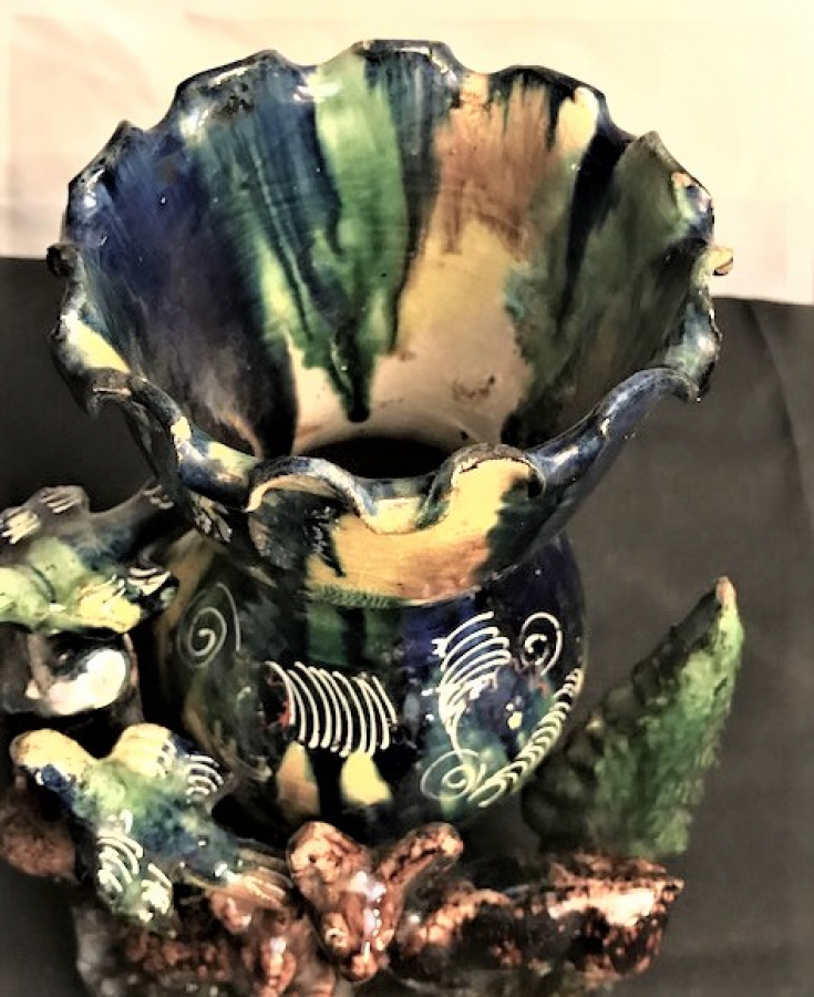 ADA EL İŞİ ORMANDA DOGAL YAŞAMI ANLATAN KOMPOZİSYON AKITMA RENKLER