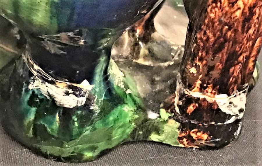 ADA EL İŞİ ORMANDA DOGAL YAŞAMI ANLATAN KOMPOZİSYON AKITMA RENKLER