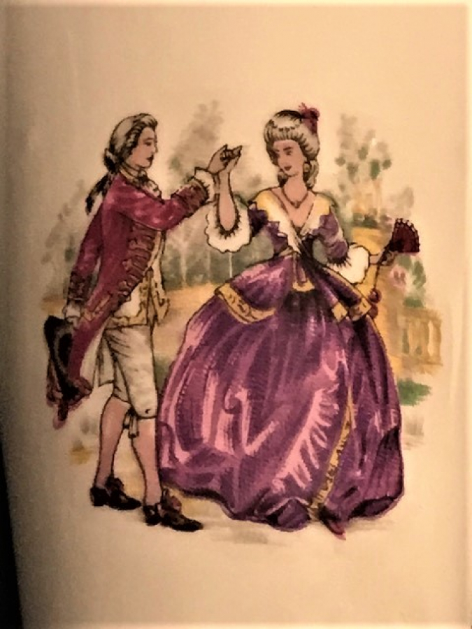 PORCELAINE DU BERRY ICE CREAM FRANCE 6 ADET TAKIM PORSELEN DONDURMALIK