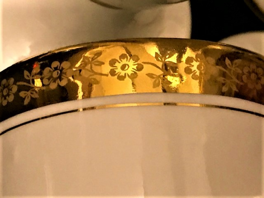 PORCELAINE DU BERRY ICE CREAM FRANCE 6 ADET TAKIM PORSELEN DONDURMALIK