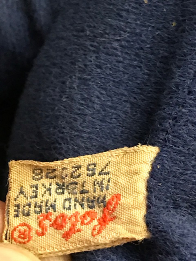 FATOŞ YERLİ OYUNCAK BEBEK İLKLERDEN KUMAŞ ETİKETLİ VE DAMGALI 