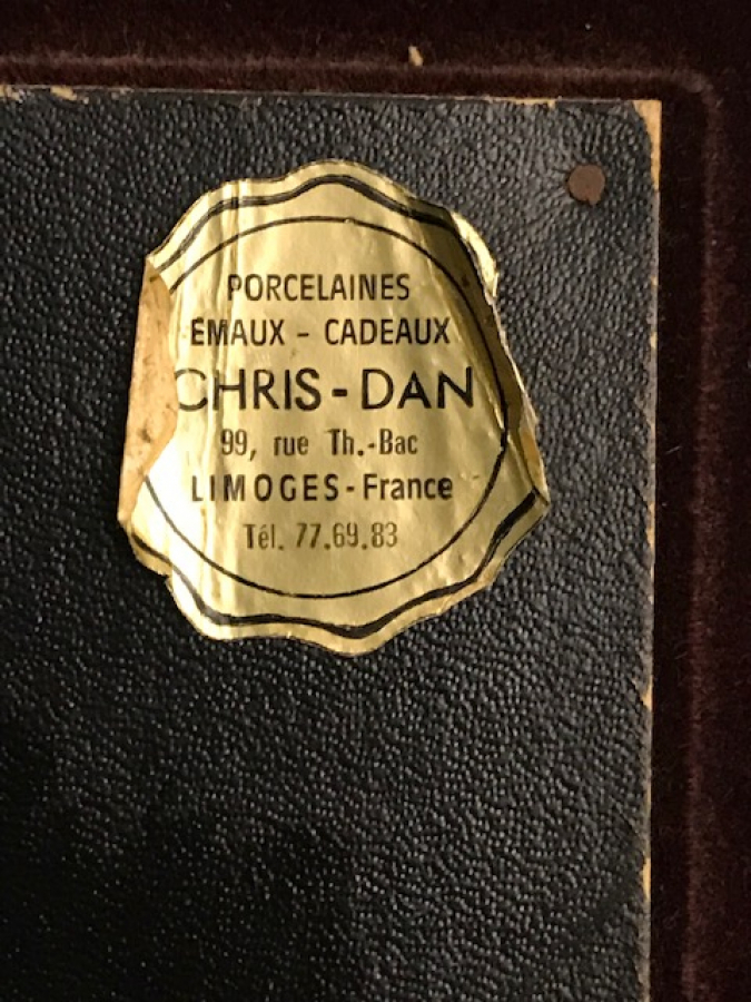 LİMOGES EMAYE EL CALIŞMA RESİM ORJİNAL ÇERÇEVESİ SANATÇI İMZALI ORJİNAL KOLEKSİYON