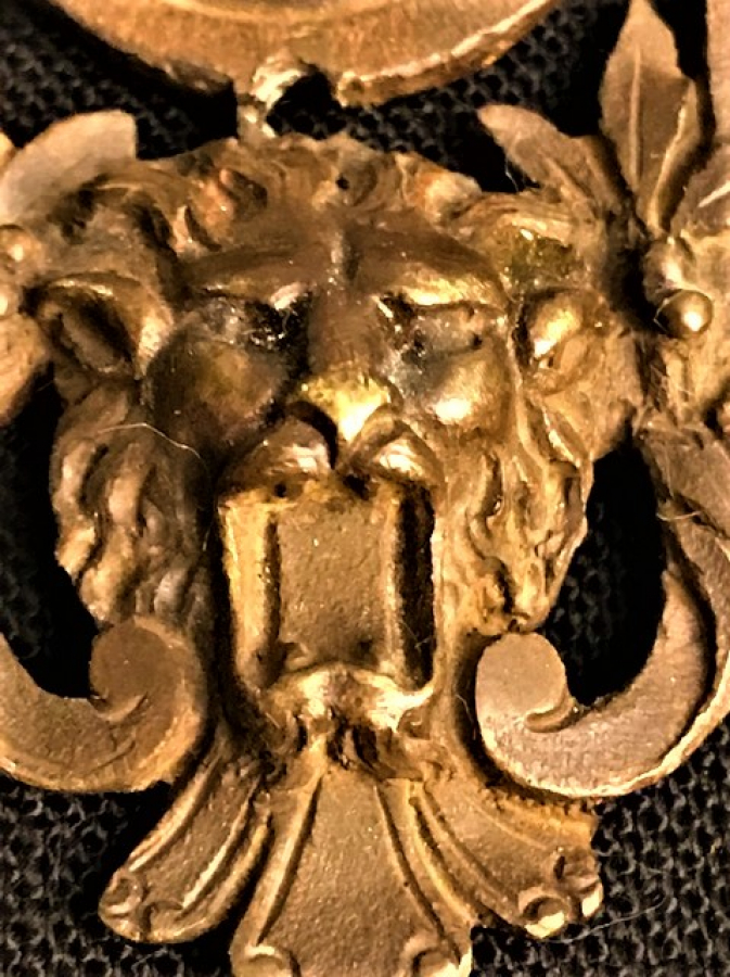 OSMANLI KİLİT ANAHTAR AYNASI ASLAN FİGÜRLÜ 9 CM BOY 4 CM EN 