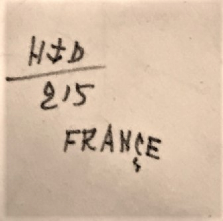 TAMAMI EL YAPIM AYAKLI PORSELEN İMZALI MÜCEVHER KUTUSU