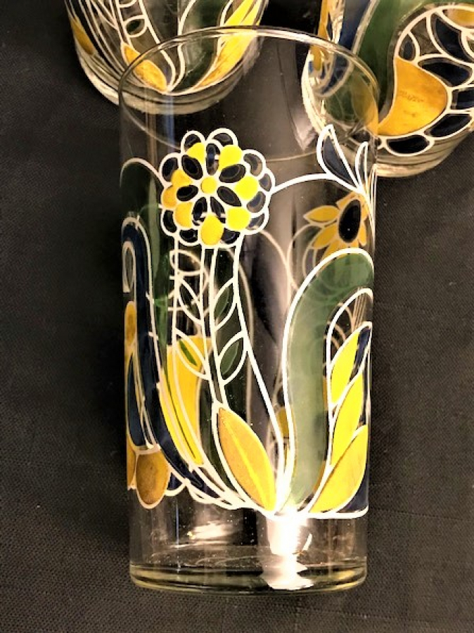 6 ADET CAM EL BOYAMA SU BARDAK