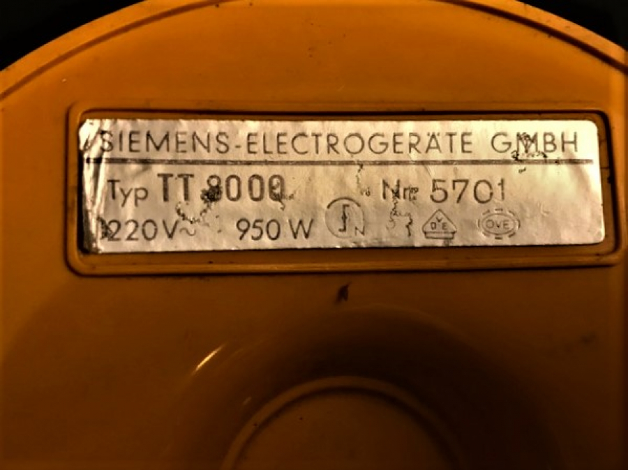 SIEMENS ELECTROGERATE NR 5701  OTOMATİK 2 DİLİMLİK EKMEK KIZARTMA MAKİNESİ 