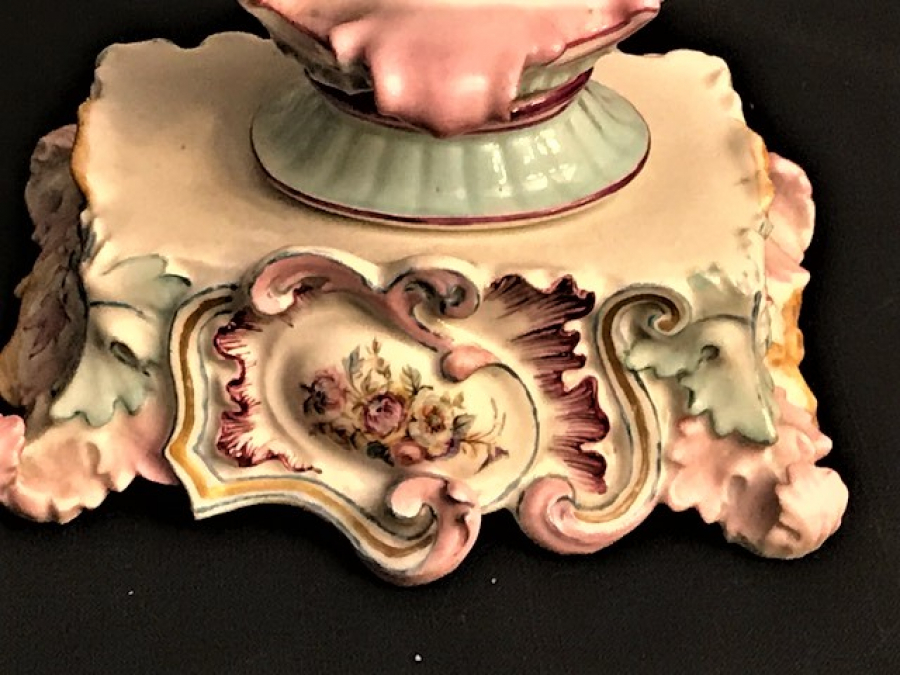 MAYZEN AYAKLI SÜPER RENKLER PORSELEN JARDİNYER TAMAMI EL İŞİ VE BOYAMA 