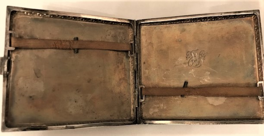 SIGARA TABAKA GÜMÜŞ 830S SORUNSUZ 7.5 X 8.5 CM ÖLCÜLERİNDE  80,75 GR