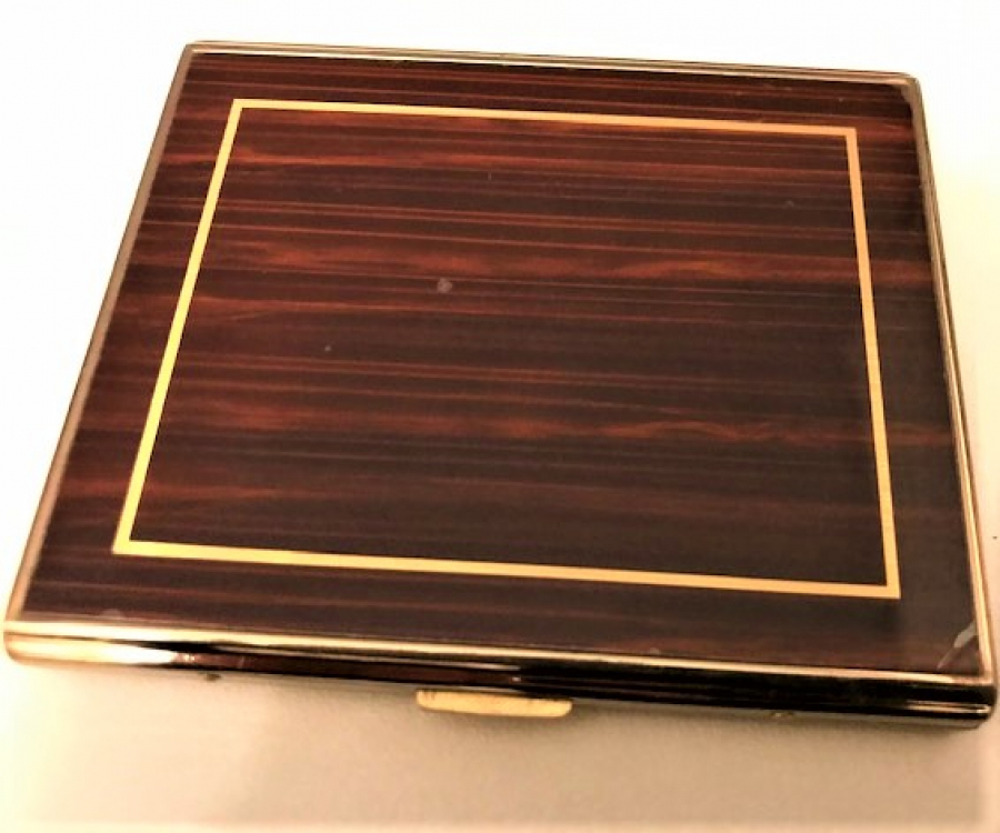 SIGARA TABAKA JAPAN ÜZERİ MOBİLYA İÇİ ALTIN KAPLAMA 10 X8.5 CM ÖLCÜLERİNDE