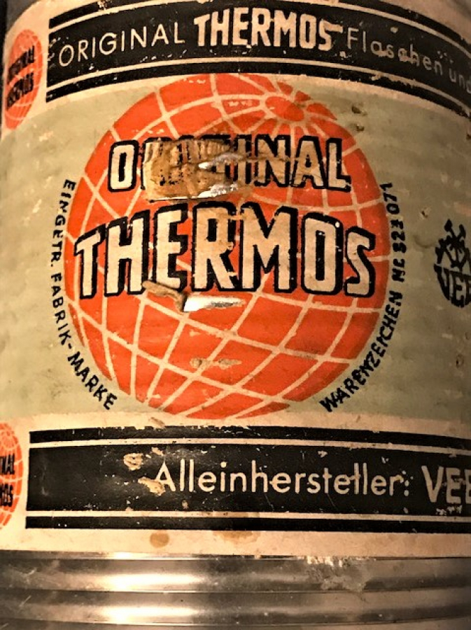 ORİGİNAL VEB THERMOS LANGEVİESEN  SPEİSEGEFASS   ALİMÜNYÜM GÖVDE İÇİ CAM TERMOS