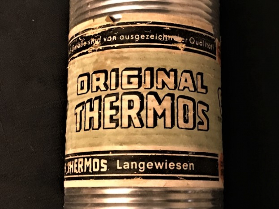 ORİGİNAL VEB THERMOS LANGEVİESEN  SPEİSEGEFASS   ALİMÜNYÜM GÖVDE İÇİ CAM TERMOS