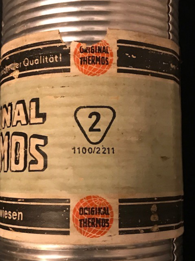 ORİGİNAL VEB THERMOS LANGEVİESEN  SPEİSEGEFASS   ALİMÜNYÜM GÖVDE İÇİ CAM TERMOS