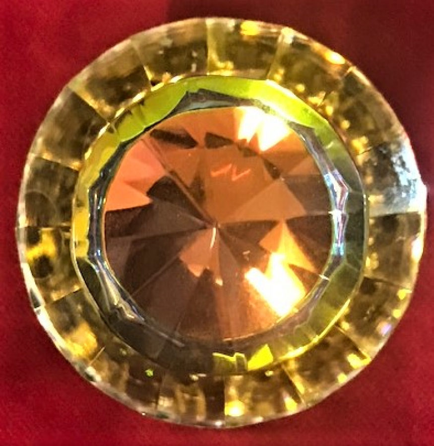 KRİSTAL KAPAKLI CAM İĞNELİ DOLDURULABİLİR PARFUM ŞİŞESİ 30 ML