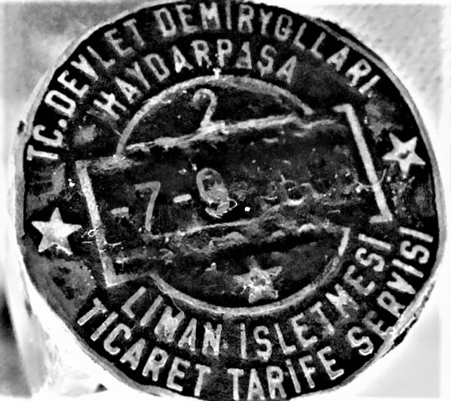 T.C DEVLET DEMİR YOLLARI  TCDD HAYDARPAŞA LİMAN İŞLETMESİ TİCARAET TARİFE SERVİSİ MÜHÜR