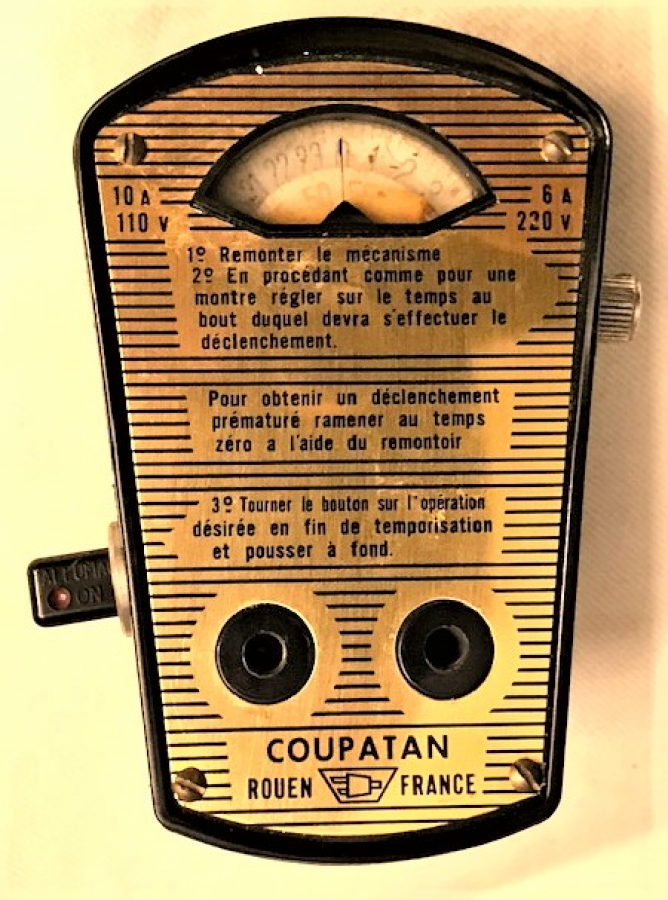 CUPATAN ROUEN FRANCE MEKANİK PROGRAMCI 110 220 VOLT FATOGRAF ZAMAN SAATİ