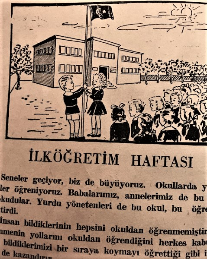 İLK OKUL DERS KİTABI EK ÜNİTELER ÖMER HARİT 1962