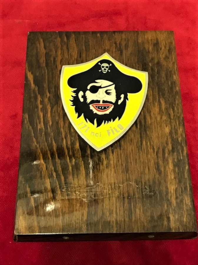 KORSAN TEMALI 171. FİLO SICAK MİNE ŞİLT SOYDAH RÖZET ATÖLYESİNDE HAZIRLANMIŞ 1960 AHŞAP ÜZERİNE DİZAYN EDİLMİŞ 