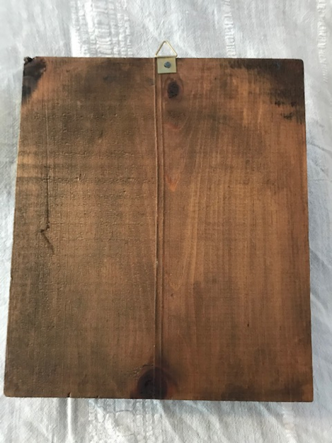 İKİ ADET SANATCI İSİ  KABARTMA EL YAPIM  DÖKME MAKS CALIŞMASI AHŞAP ÜZERİNE