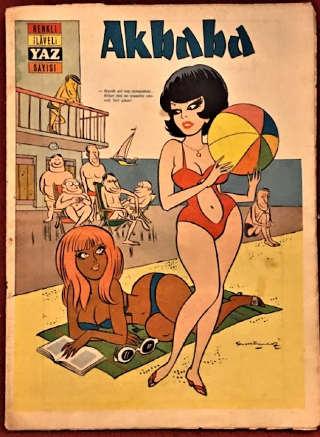 AKBABA SİYASİ MİZAH KARİKATÜR DERGİ 12 HAZİRAN 1968 SAYI 25