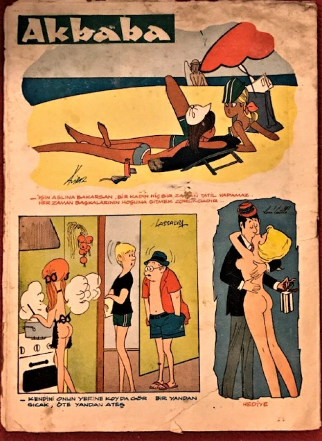 AKBABA SİYASİ MİZAH  KARİKATÜR DERGİ 16 AGUSTOS 1967  SAYI 34